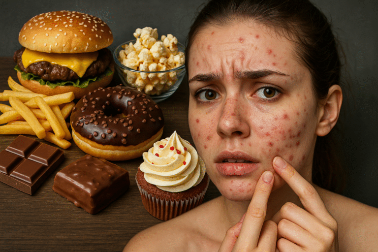 Foods that cause adult acne